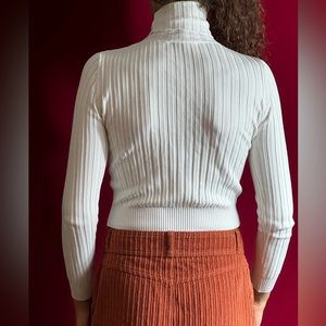 White Zara Turtleneck